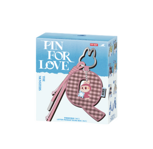Pop Mart Labubu the Monsters Pin For Love Series Letter Pendent Blind Box (N-Z)